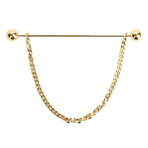 Supreme Products Class Act Collar Pin - Gold