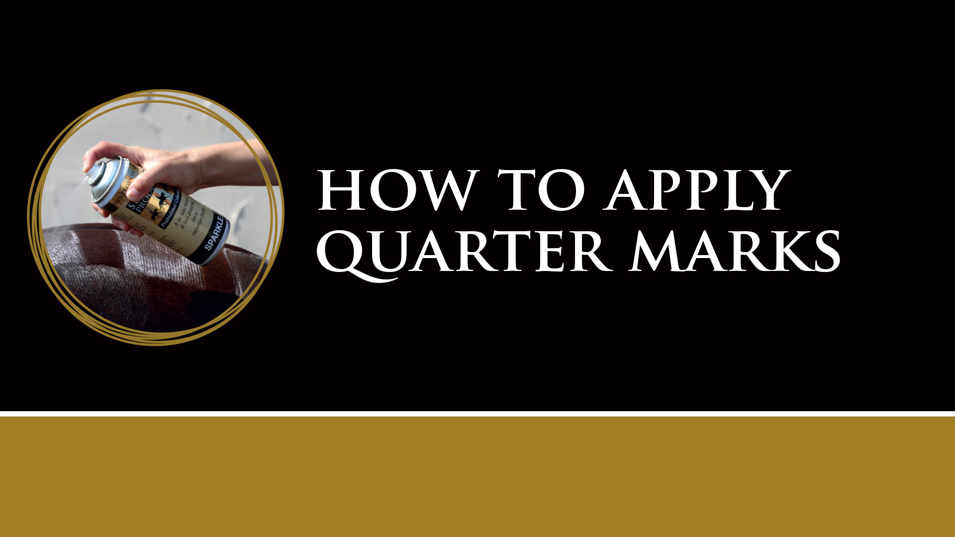 How to apply quarter marks