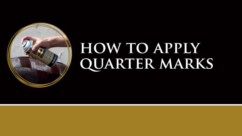 How to apply quarter marks