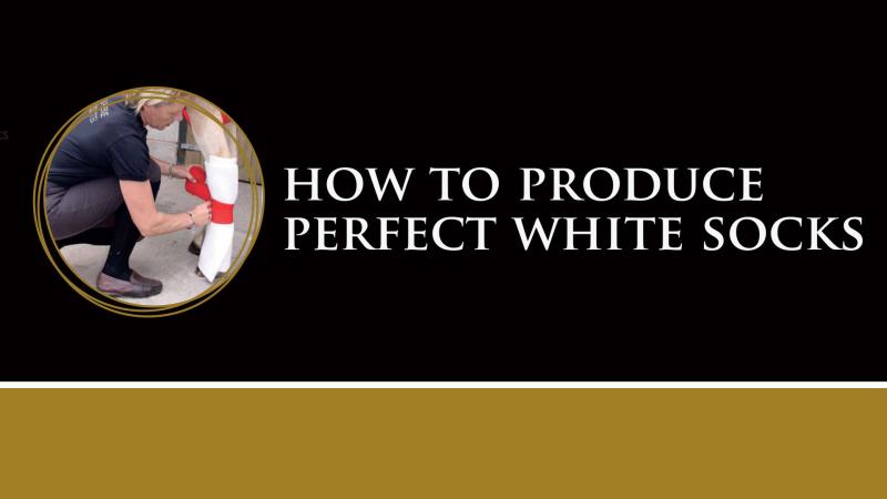 How to produce to perfect white socks